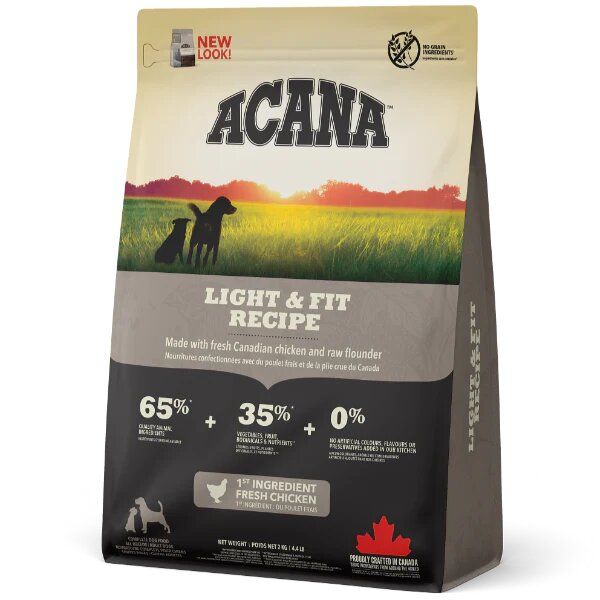 ACANA - Light &amp; Fit Recipe, Format: 2kg