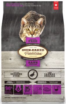 OVEN-BAKED TRADITION - Grain-Free Duck Food for Cats, Format: 2.27kg