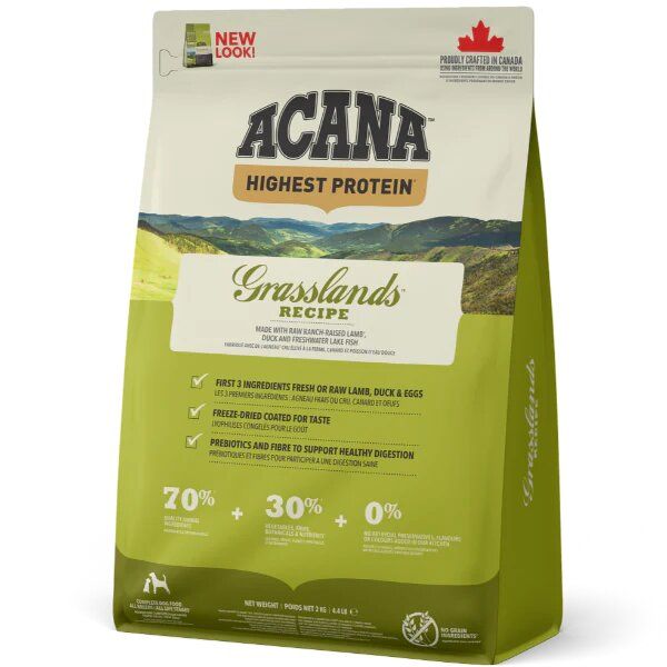 ACANA - Highest Protein, Grasslands, Format: 2kg