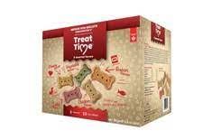TREAT TIME - Medium Crunchy Dog Biscuits, Flavor: Assortis, Format: 7lbs