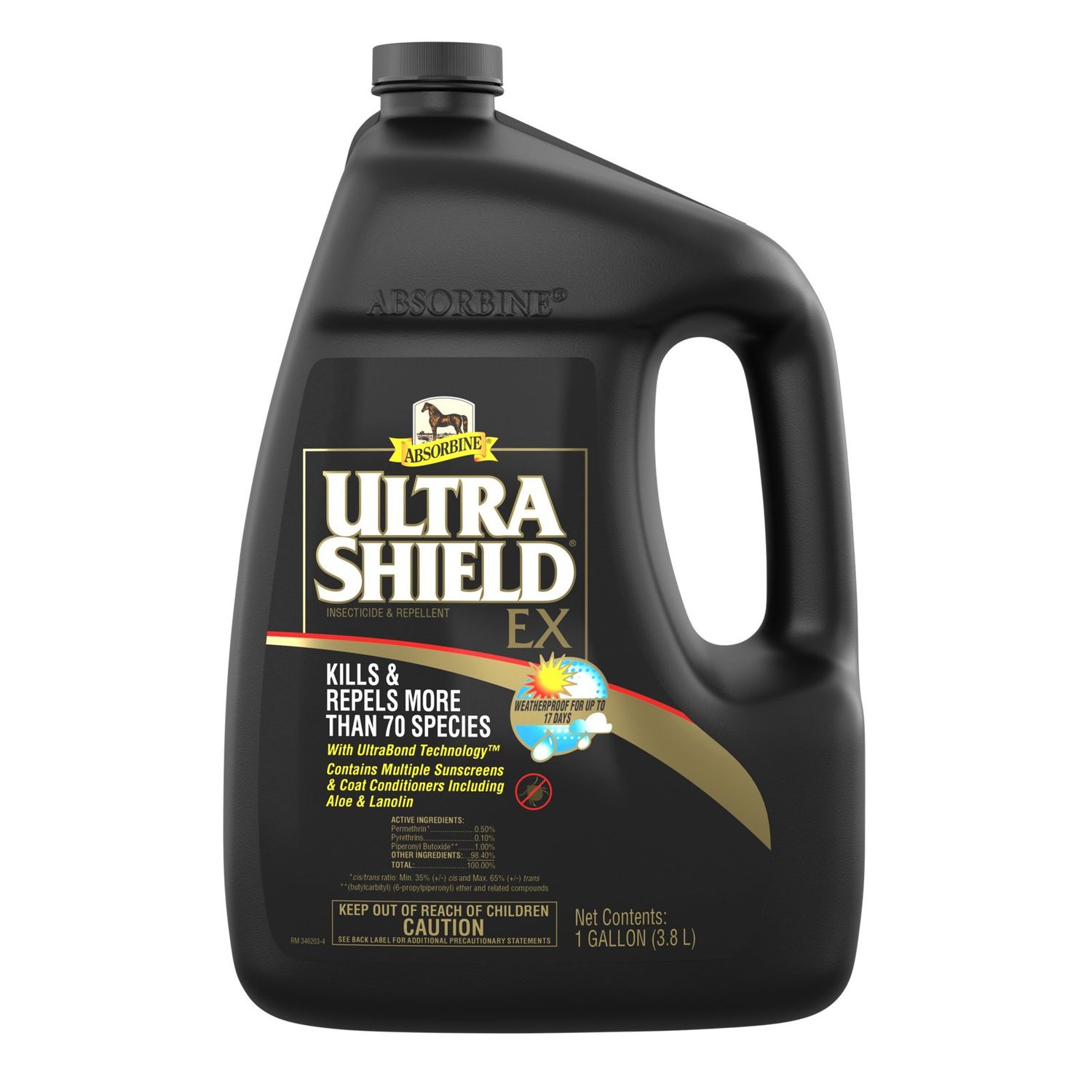 ABSORBINE - UltraShield EX Insecticide &amp; Repellent, Format: 3.8 L