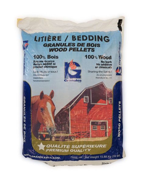 GRANULES - Wood Pellet Bedding, Format: 15.88kg