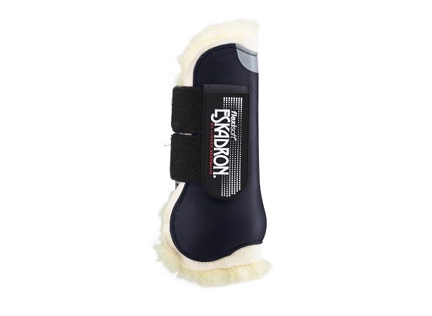ESKADRON - Flexisoft tendon boots with sheepskin, Color: Noir, Size: Cheval/Large