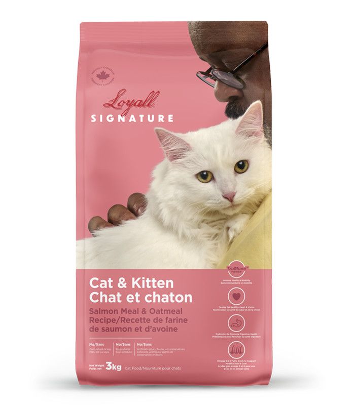 LOYALL - Cat &amp; Kitten - Salmon, Format: 3kg