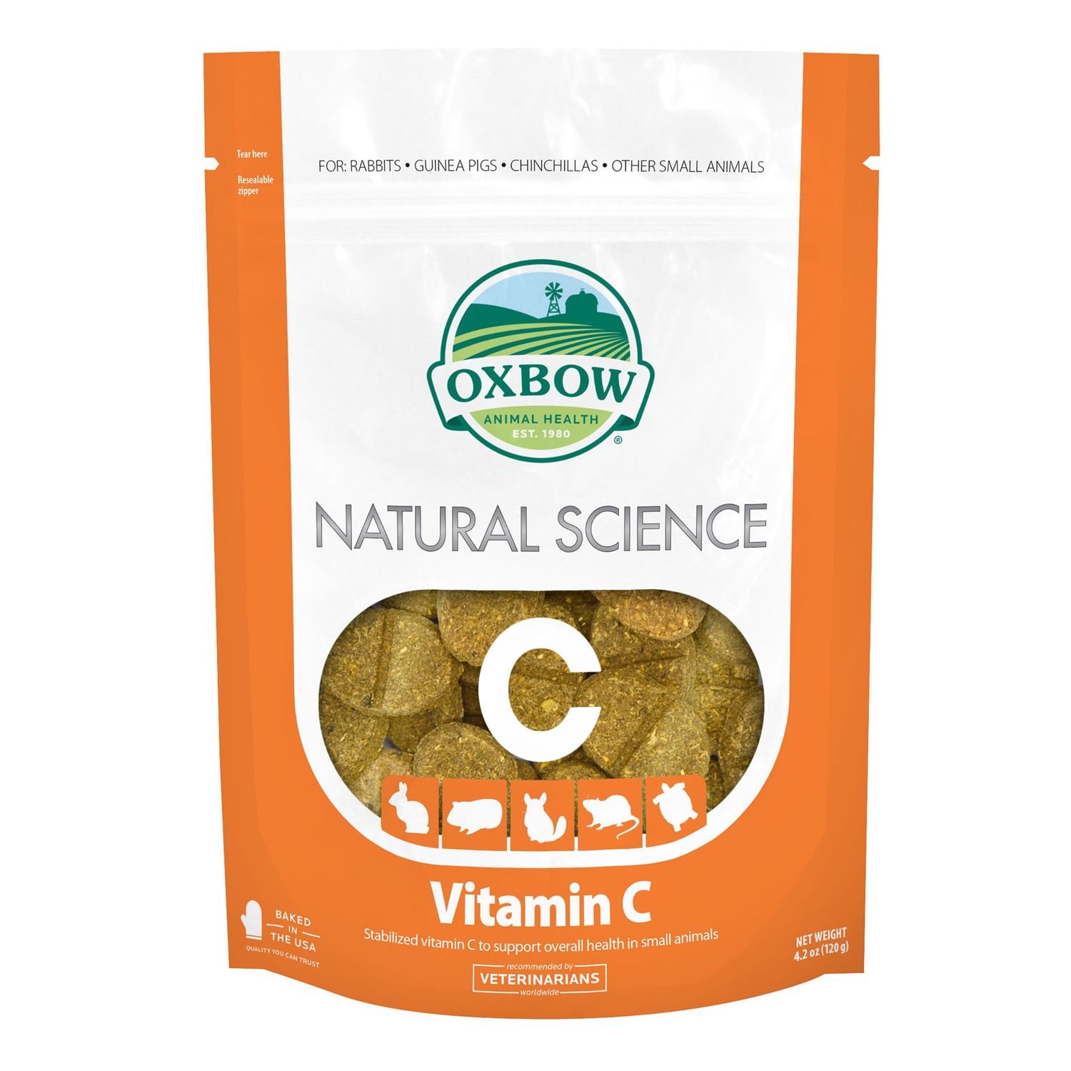 OXBOW - Vitamin C supplement, Format: 120g