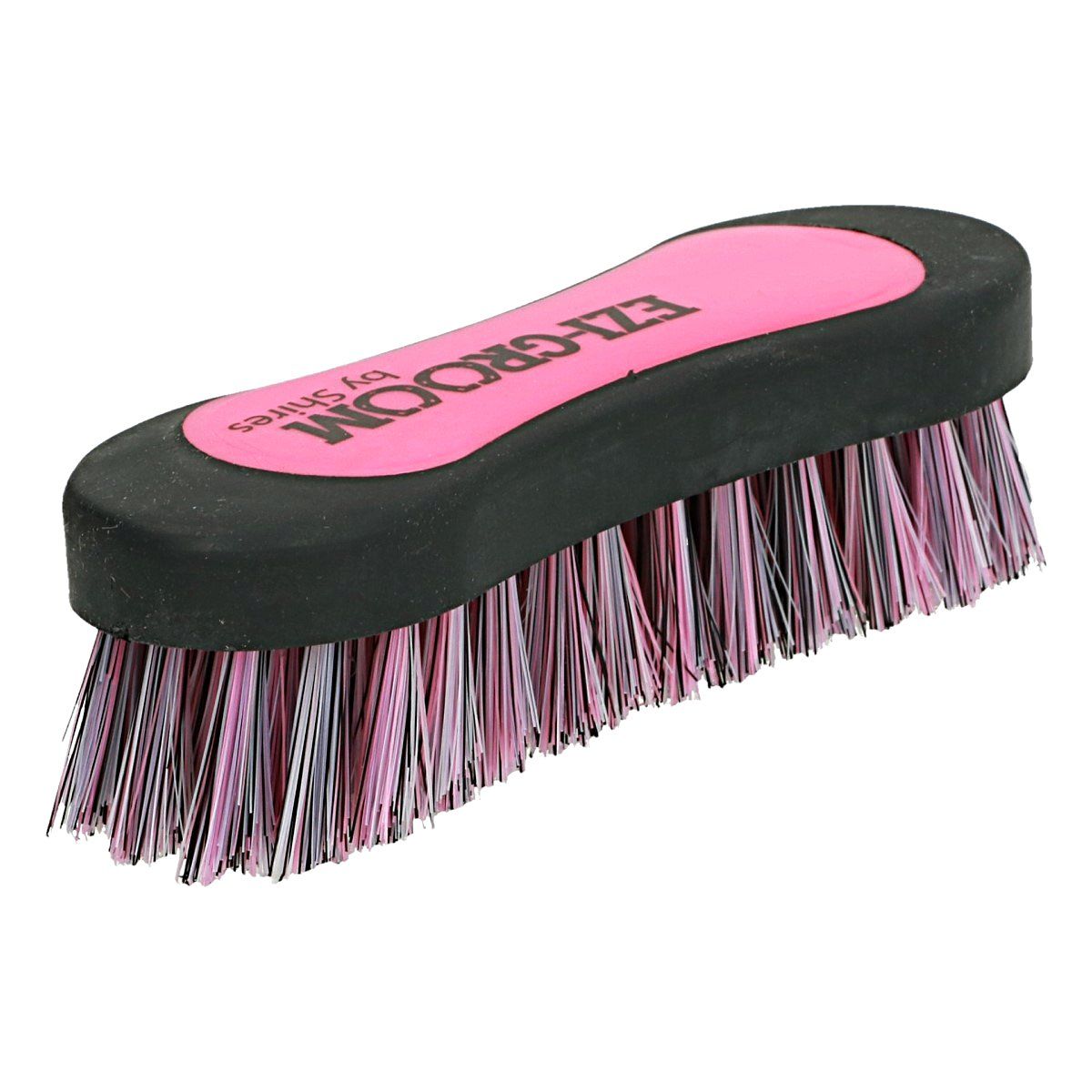 SHIRES EQUESTRIAN - Ezi-Groom Grip Face Brush, Color: Rose, Size: Small