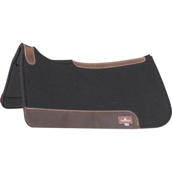 CLASSIC EQUINE - ContourPedic Saddle Pad, Color: Noir, Size: 30&#39;&#39; x 30&#39;&#39;