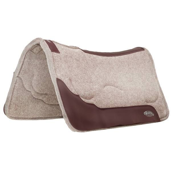 WEAVER - Gel Contoured Wool Blend Felt Saddle Pad, Size: 31&#39;&#39; x 32&#39;&#39;