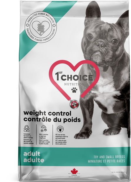 1st CHOICE - Weight Control Formula for Toy &amp; Small Breeds Adult Dogs, Format: 2kg