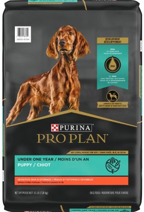 PROPLAN - Sensitive Skin &amp; Stomach Formula for Puppies, Flavor: Saumon, Format: 10.9kg