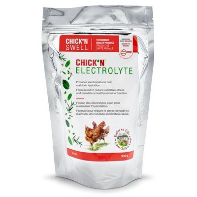 CHICK&#39;N SWELL - Chickâ€™N Electrolytes+ Nutritional Supplement in Poultr, Format: 300g