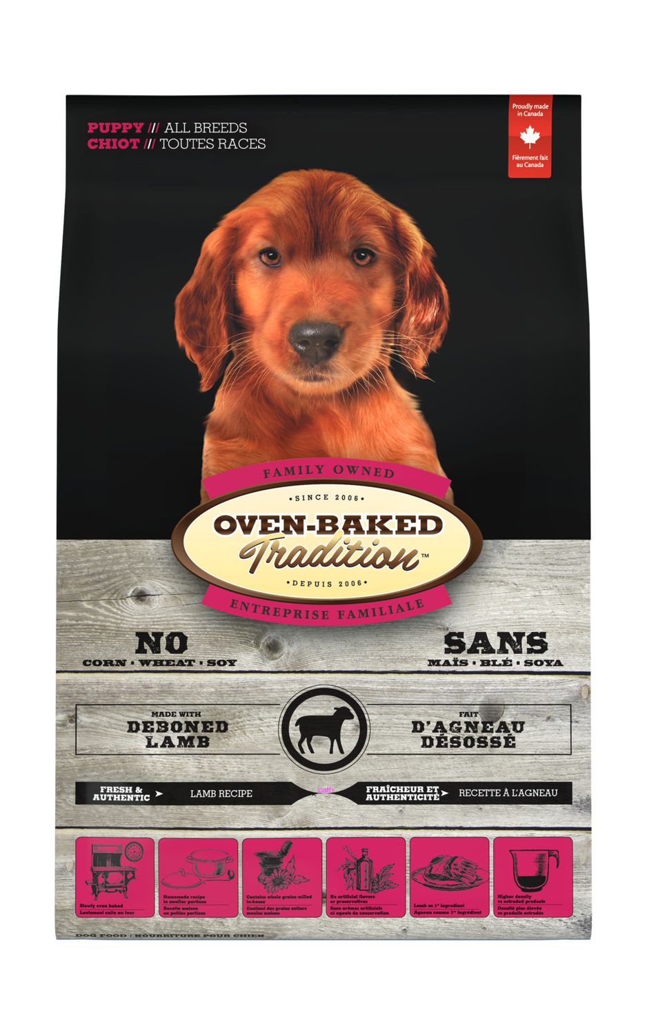 OVEN-BAKED TRADITION - Original Lamb Food for All Breed Puppies, Format: 2.27kg