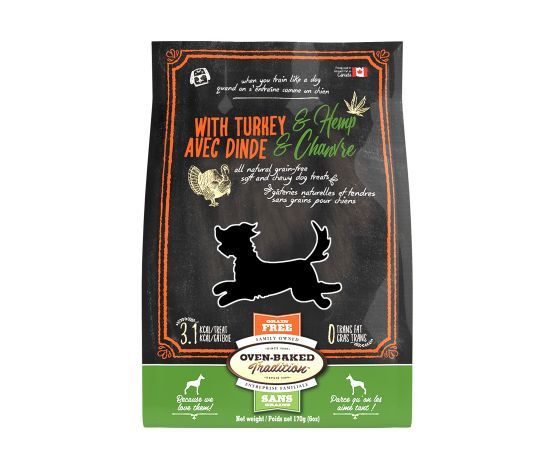 OVEN-BAKED TRADITION - All Natural Grain-Free Soft &amp; Chewy Hemp Dog Tr, Format: 170g