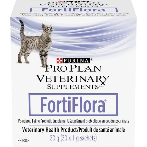 PROPLAN - FortiFlora Powdered Probiotic Supplement for Cats, Format: 30 x 1g