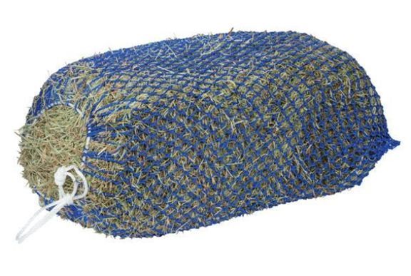 GER-RYAN - Slow-feeder hay net for small bales, Color: Bleu