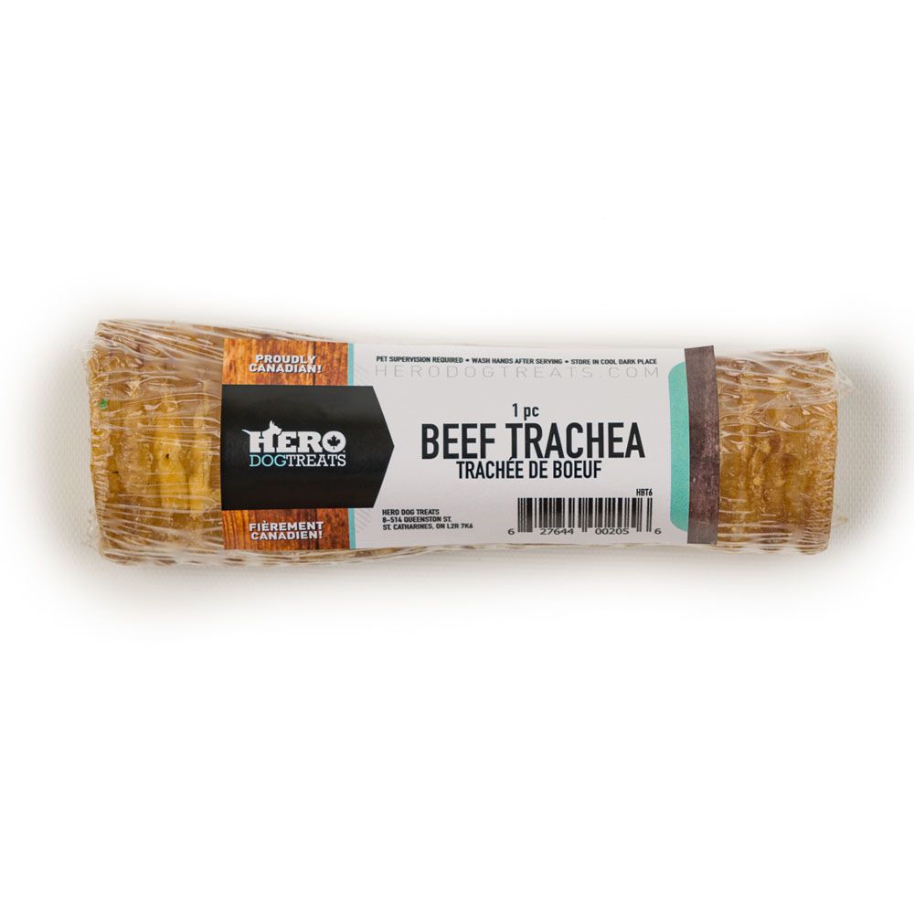 HERO DOG TREATS - Beef trachea, Format: 6po