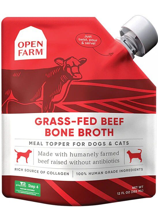 OPEN FARM - Grass-Fed Beef Bone Broth, Format: 12oz