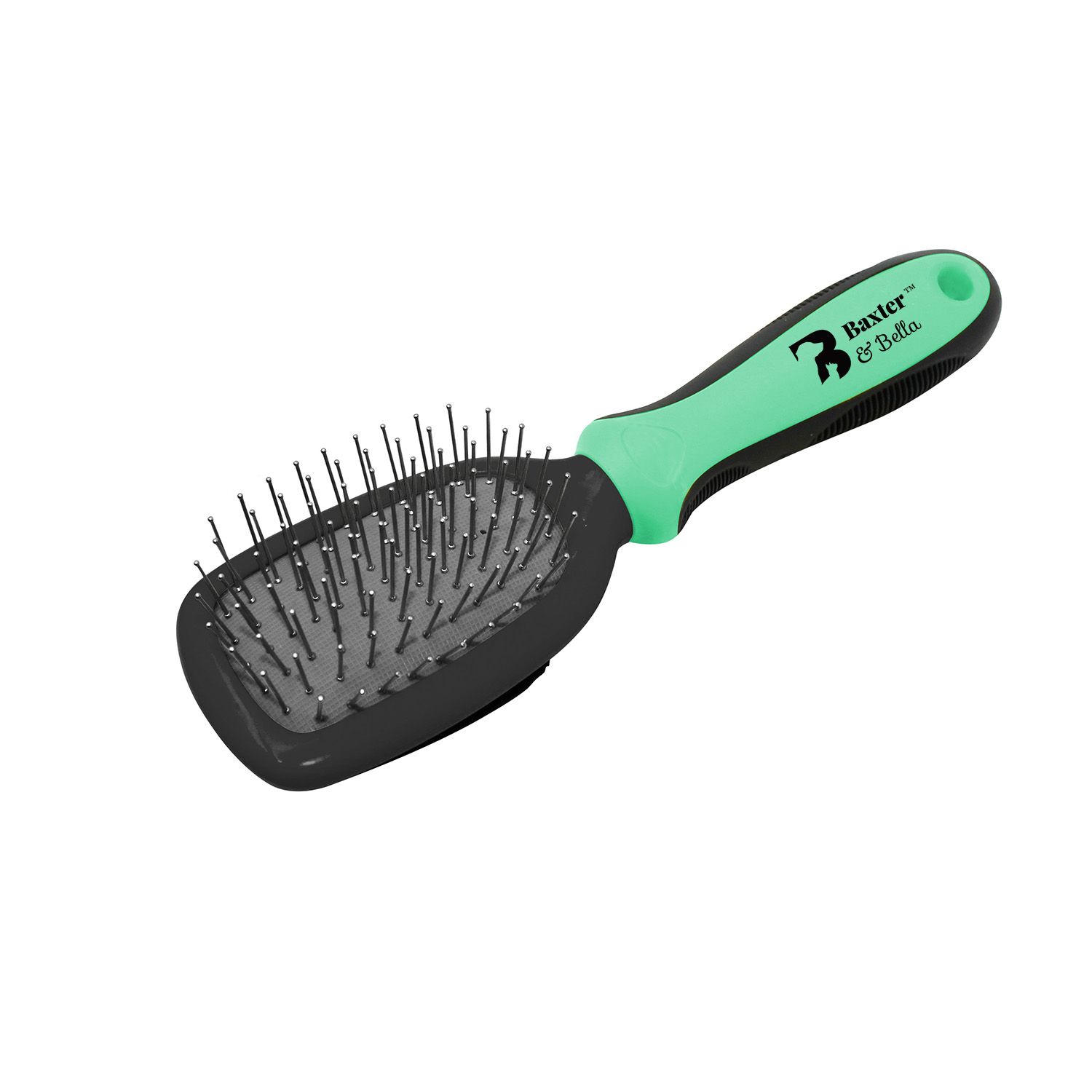 BAXTER &amp; BELLA - Pin &amp; Bristle brush for cats, Color: Menthe
