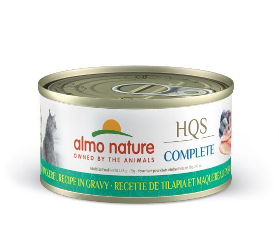 ALMO NATURE - HQS Complete Tilapia &amp; Mackerel Sauce, Format: 70g