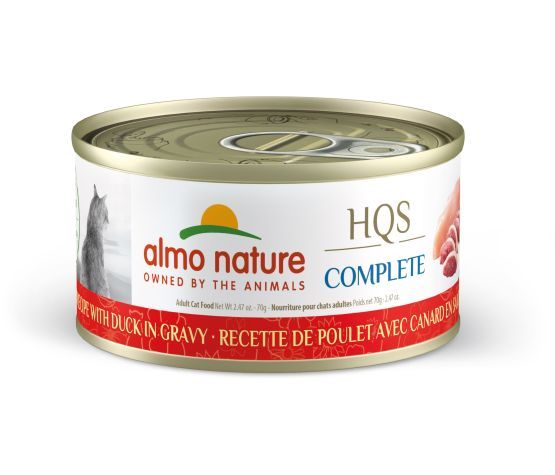 ALMO NATURE - HQS Complete - Chicken &amp; Duck inGravy, Format: 70g