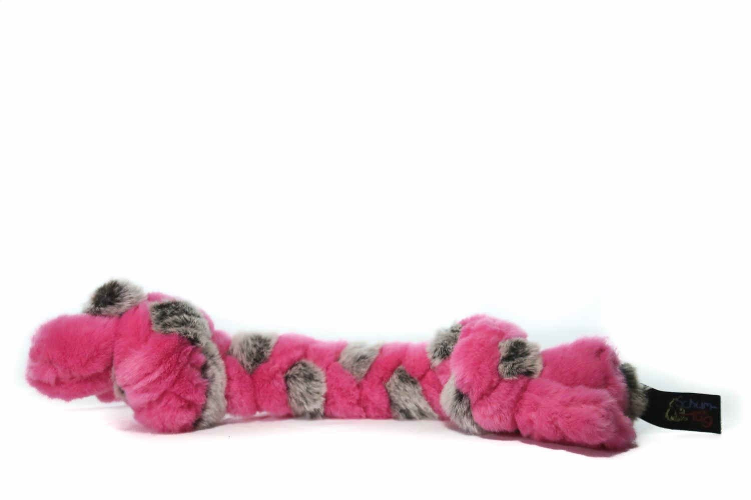 SCHUM TUG - Slim Plush Rope, Color: Rose/Gris, Size: Small