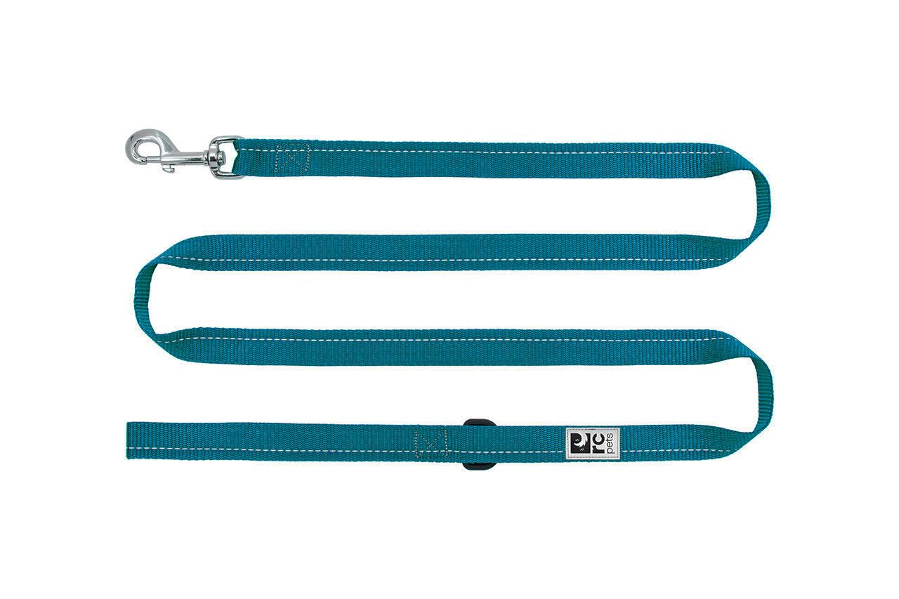 RC PETS - Primary Dark Teal Leash, Size: 3/4&#39;&#39; x 6&#39;