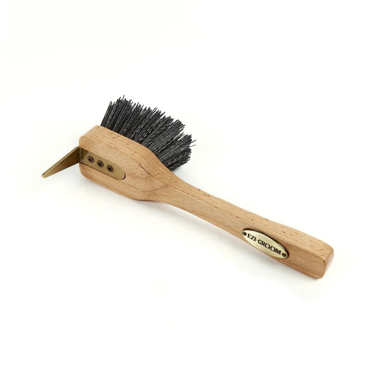 SHIRES EQUESTRIAN - Ezi-Groom Premium Hoof Pick Brush, Color: Noir