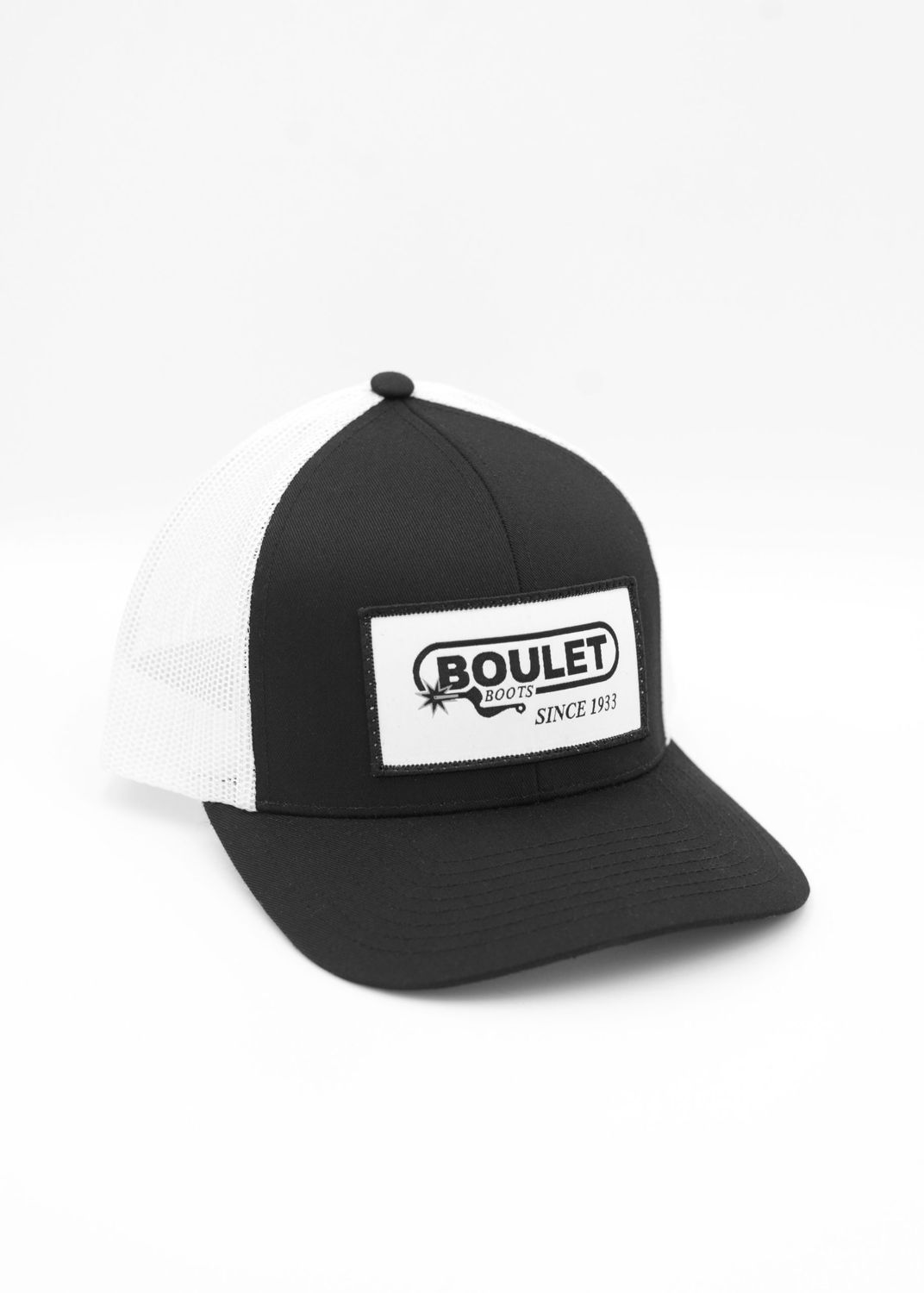 BOULET - Black &amp; White Trucker 2Tons Cap, Color: Blanc