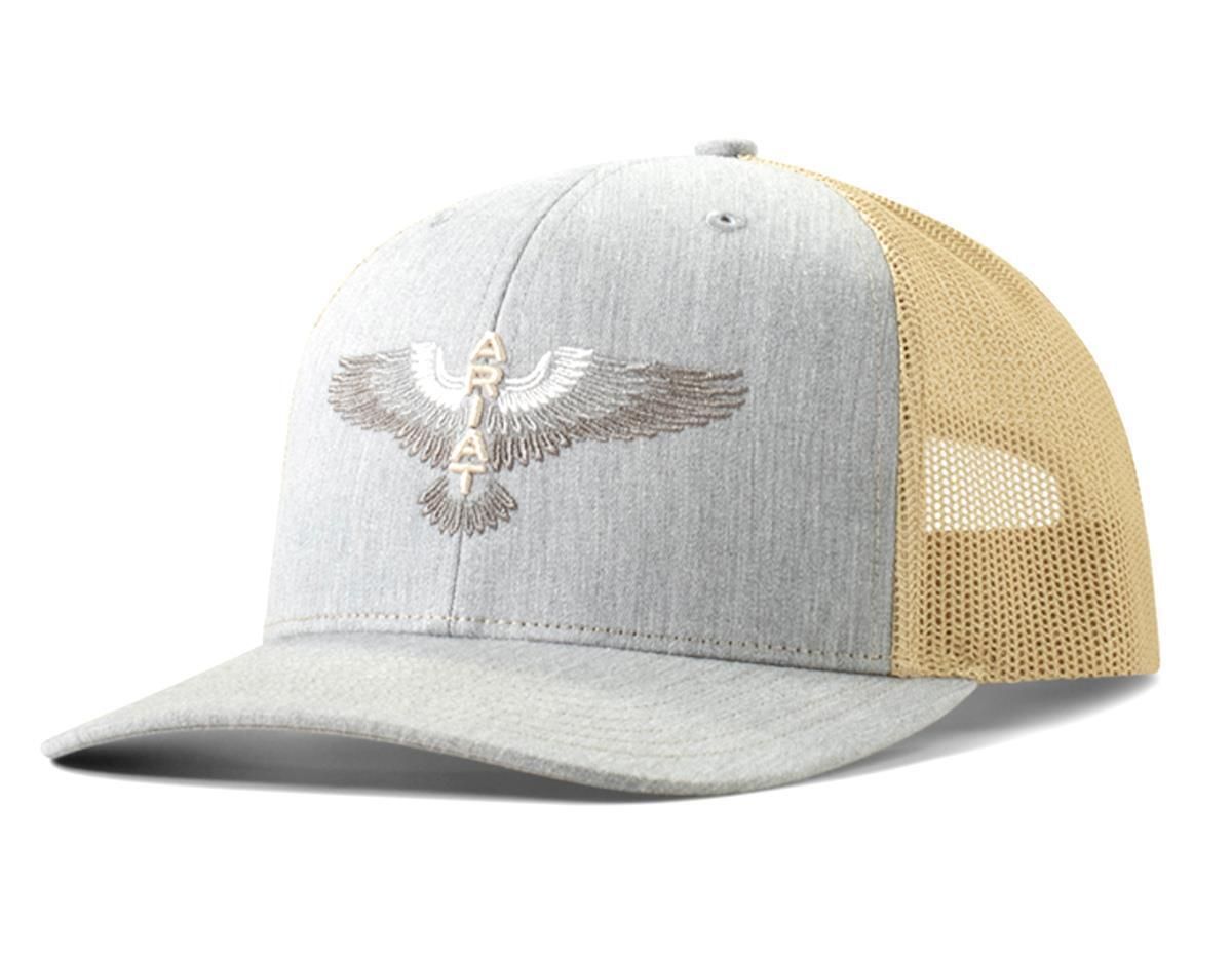 ARIAT - Embroidered Eagle Wings Cap, Colour: Mesh Tan