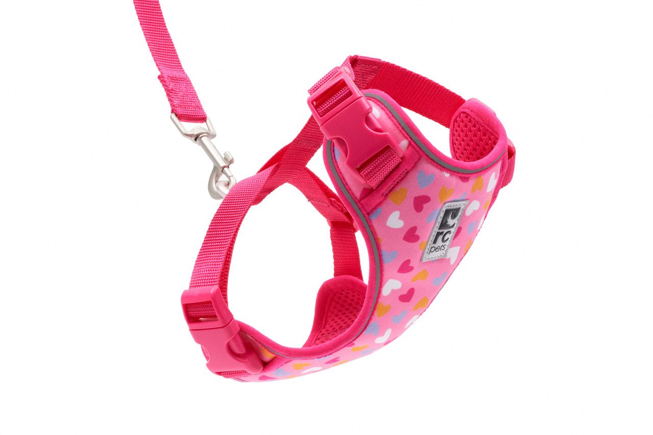 RC PETS - Lil Heart Adventure Kitty Harness, Size: Small