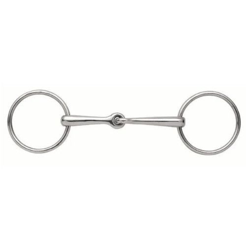 SHIRES - Jointed Mouth Snaffle, Size: 5 po