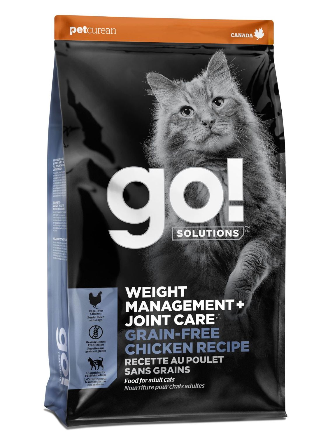 PETCUREAN - GO! Solutions Weight Management + Joint Care, Format: 3lbs