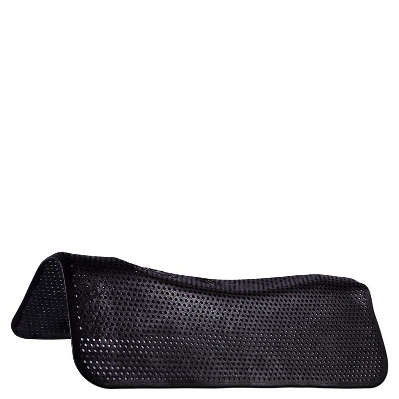 BR EQUESTRIAN - Anti-Slip Gel Pad Square Saddle Pad, Color: Noir