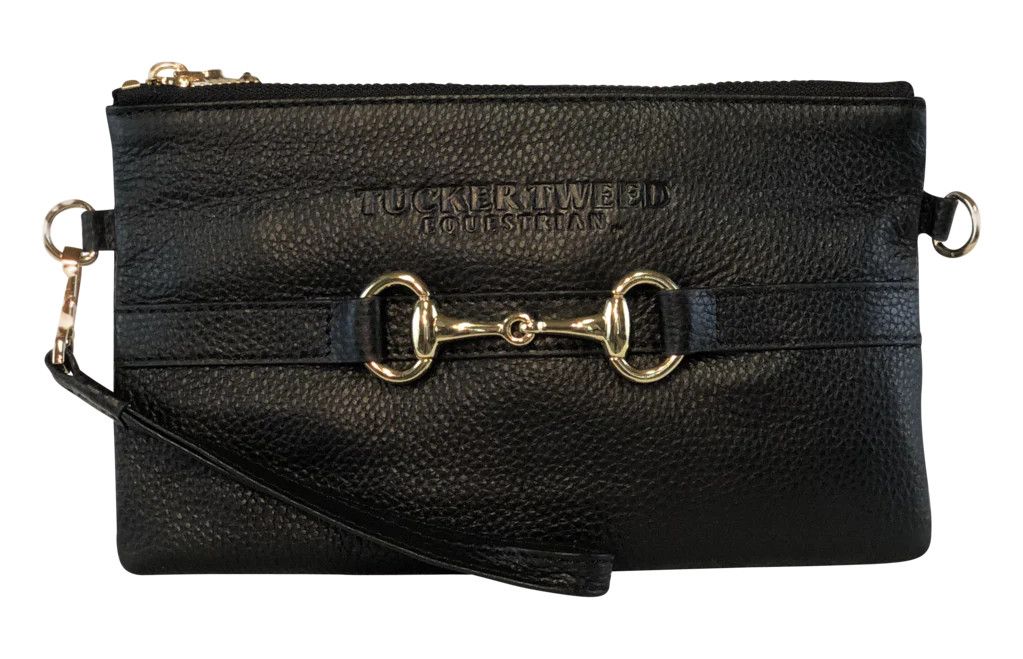 TUCKER TWEED EQUESTRIAN - The Wellington Wrislet Black Solid, Color: Mors Doré