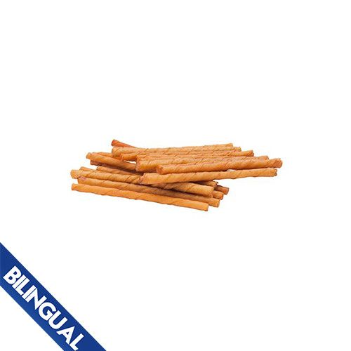 ROLLOVER - Pressed Porkhide Twist Stick, Size: Small