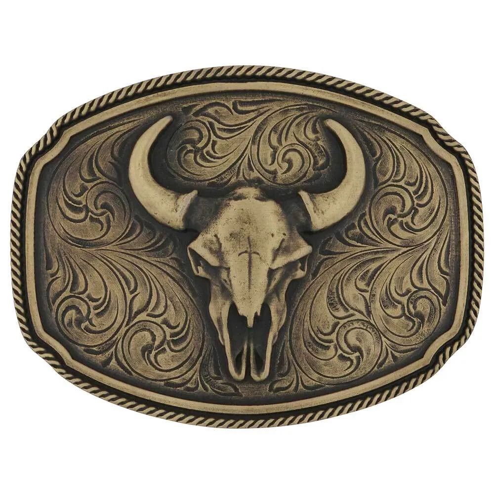 MONTANA SILVERSMITHS - Wild Ambition Buckle, Color: Old Gold