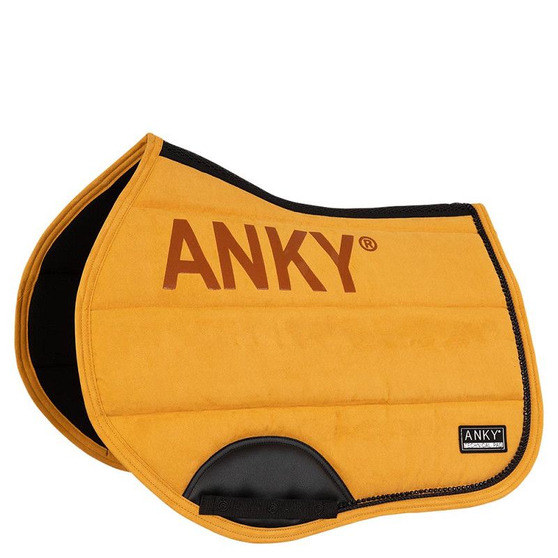 ANKY - Saddle Pad Spruce Yellow Jumping Suede XB24, Size: Full