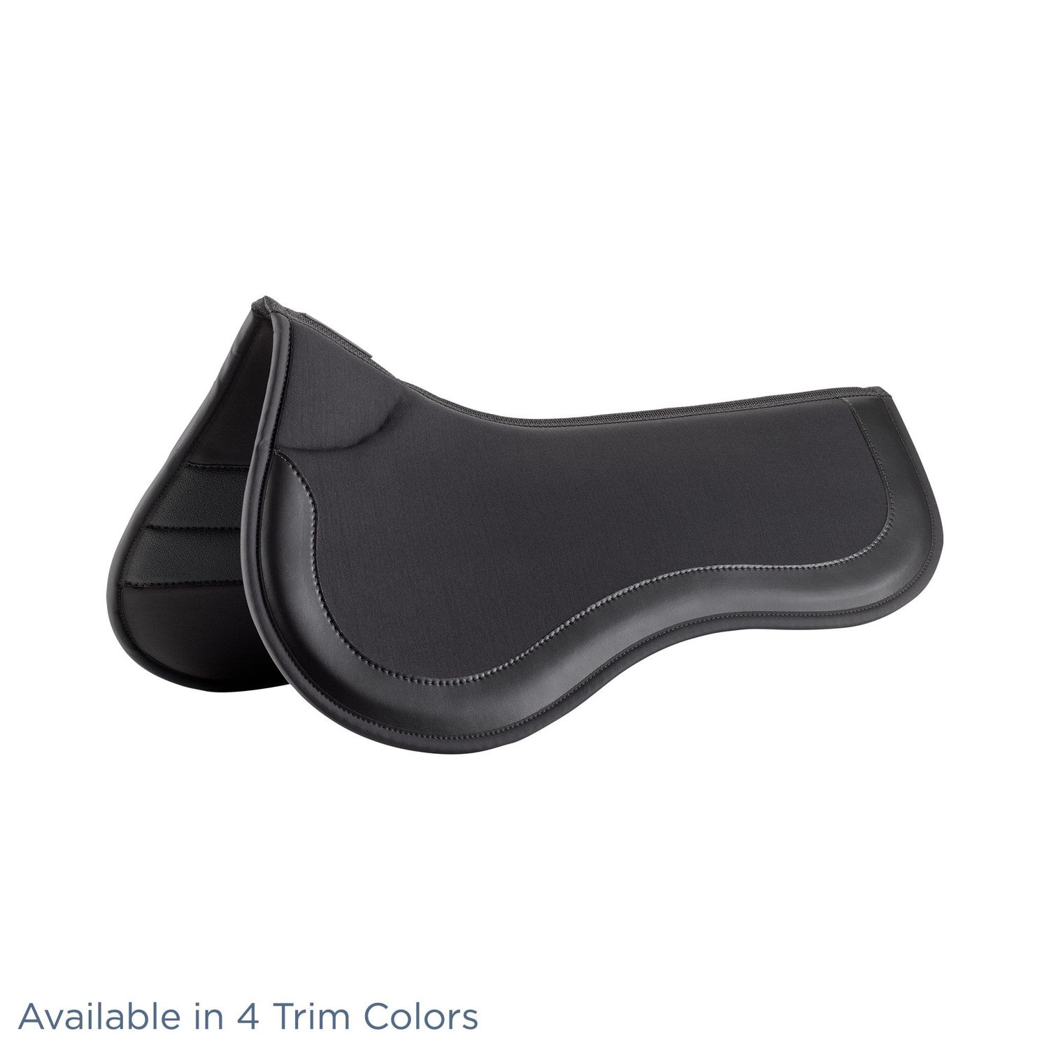 EQUIFIT - Thin ImpacTeq Half Pad, Color: Noir / Noir Autruche, Size: Cheval