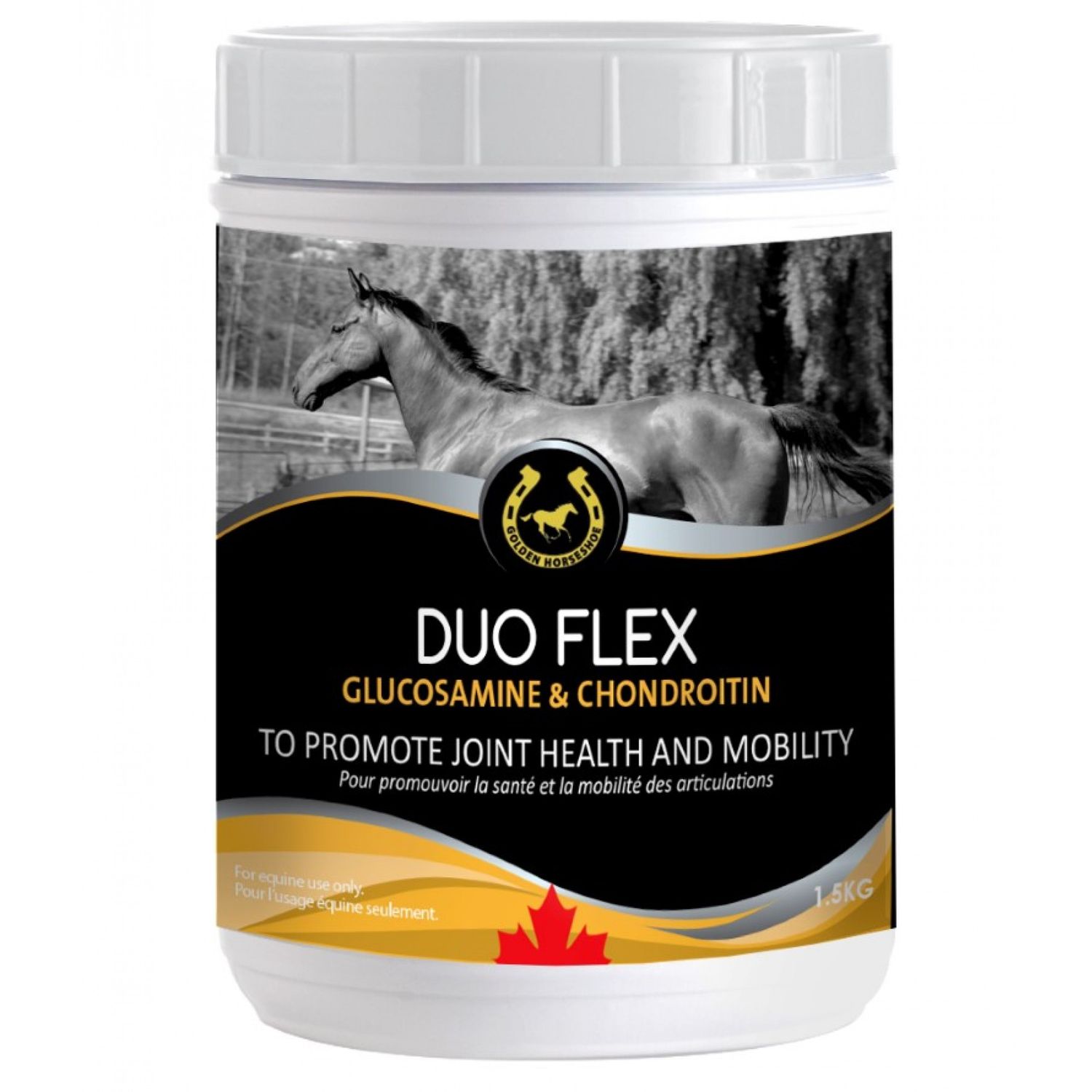 GOLDEN HORSESHOE - Glucosamine + Chondroitin DuoFlex, Format: 1.5kg