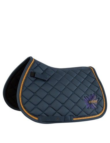 BR EQUESTRIAN - Midnight Navy Mini Horse Saddle Pad, Size: Poney, Color: Midnight Navy
