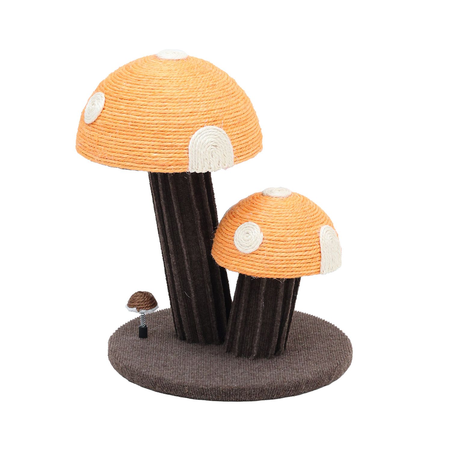 ANIMAL TREASURE - Cat Play Mushroom, Size: 20''