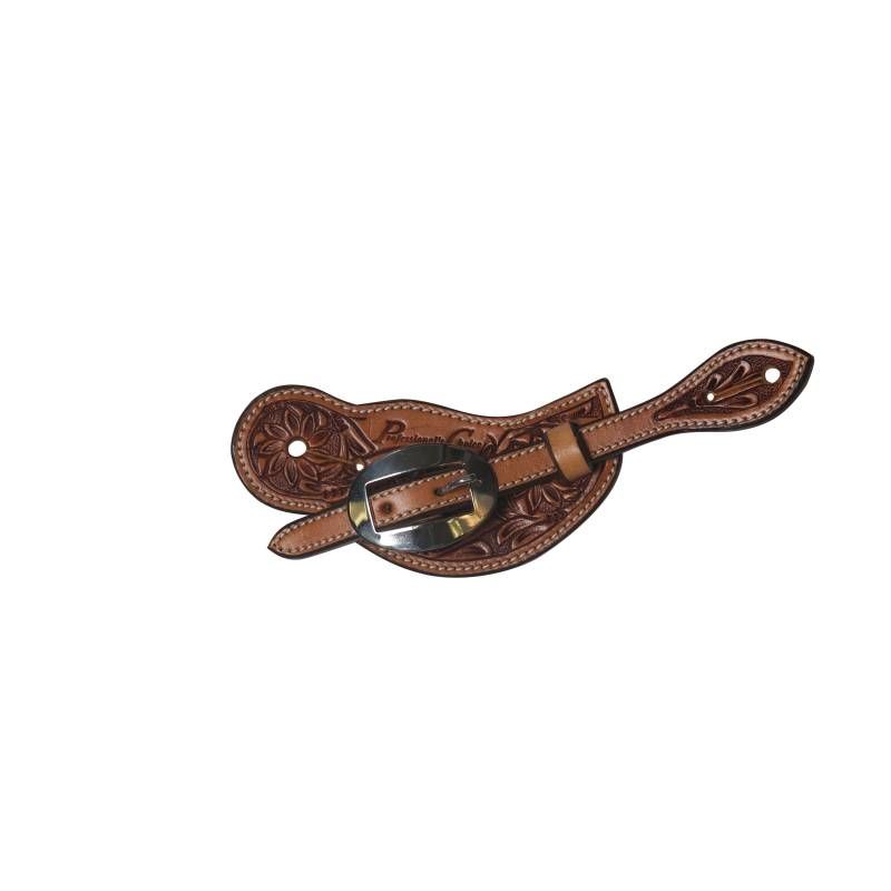 PROFESSIONAL&#39;S CHOICE - Sunflower Spur Leather Strap, Colour: Cognac