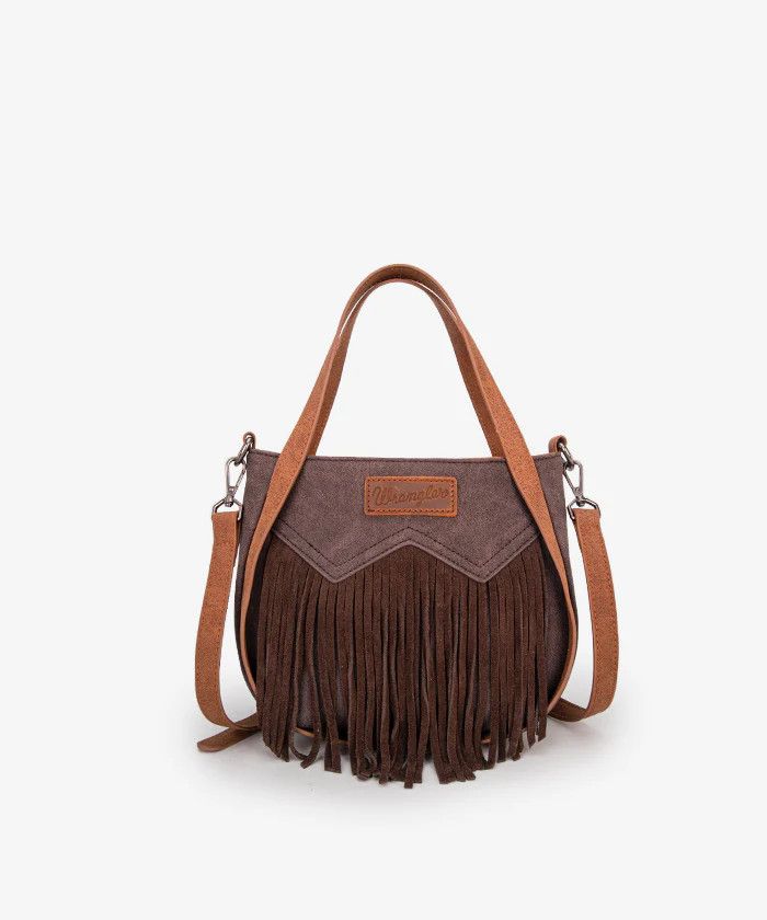 WRANGLER - Fringe Western Coffee Tote Bag, Format: 10&quot; x 4.2&quot; x 8&quot;