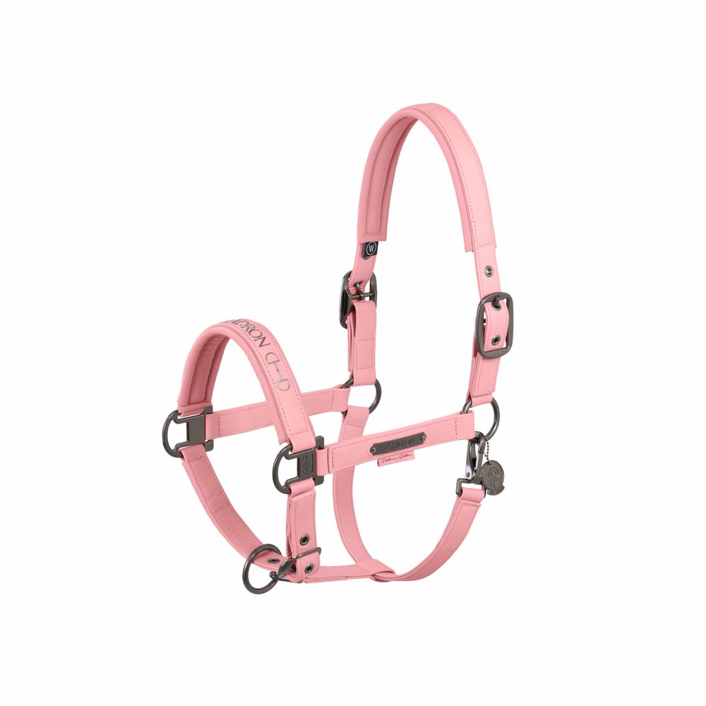 ESKADRON - Headcollar Faux Leather Double Pin Rose, Size: Full