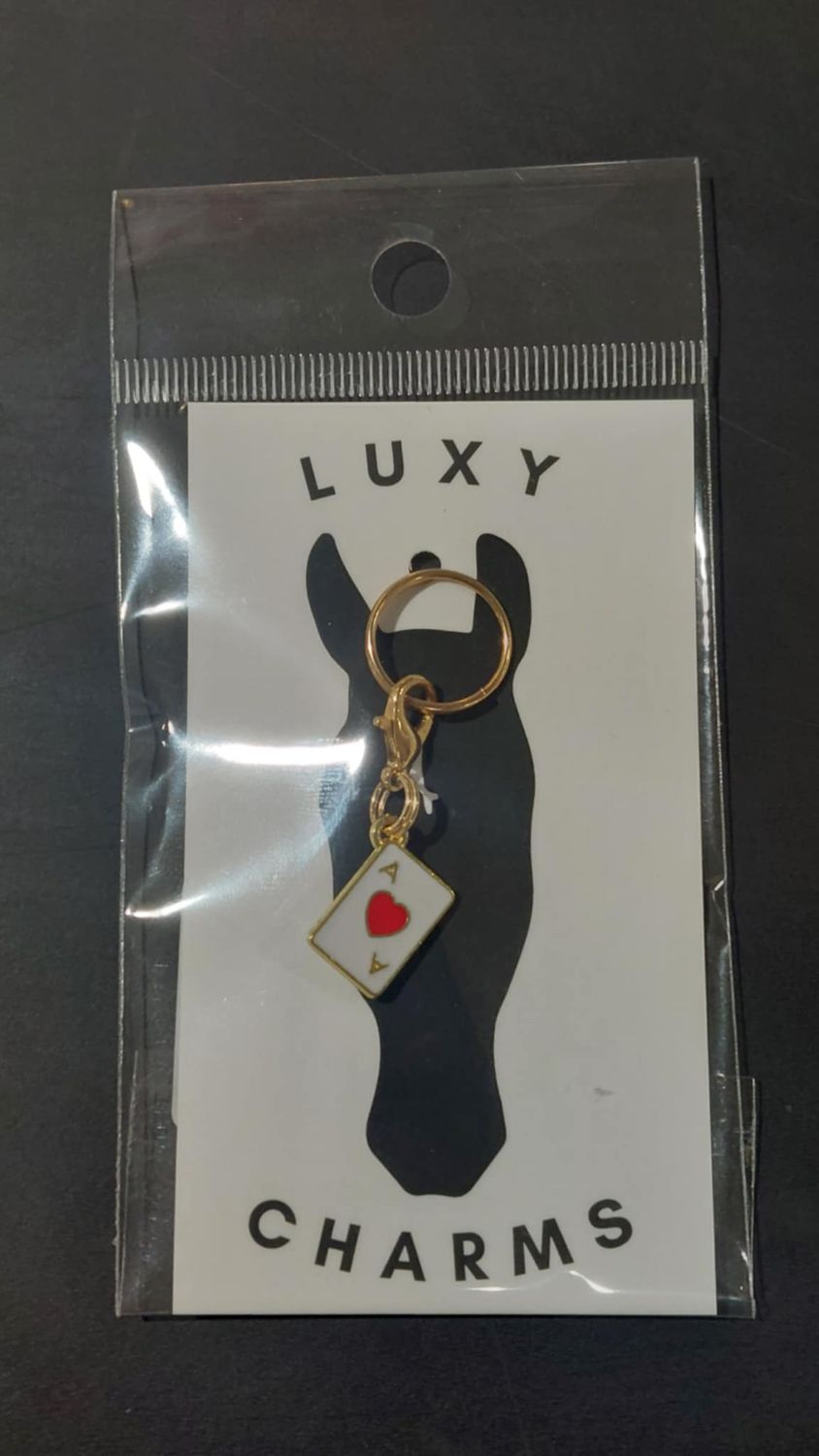 LUXY CHARMS - Spade of Heart, Color: Rouge