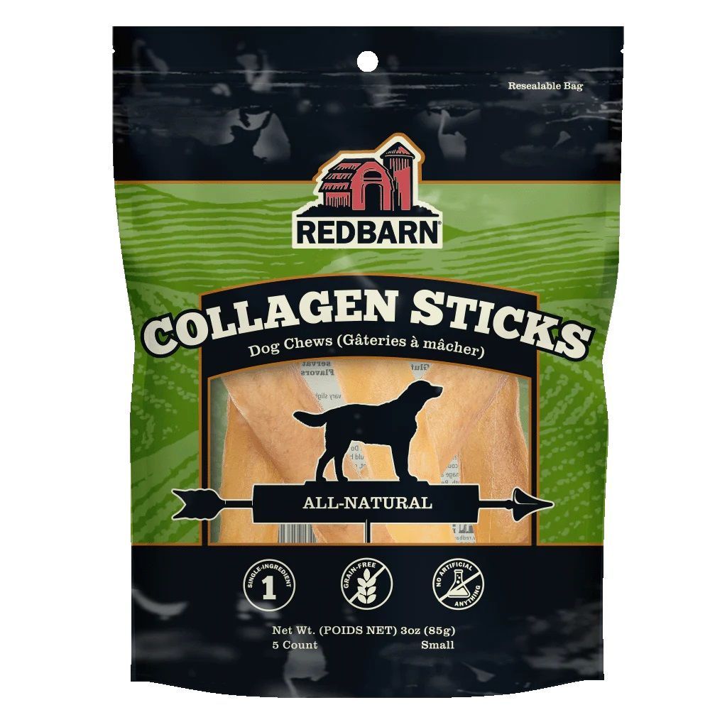 REDBARN - Bagged Collagen Sticks Dog Chews, Size: Small (5x unités)
