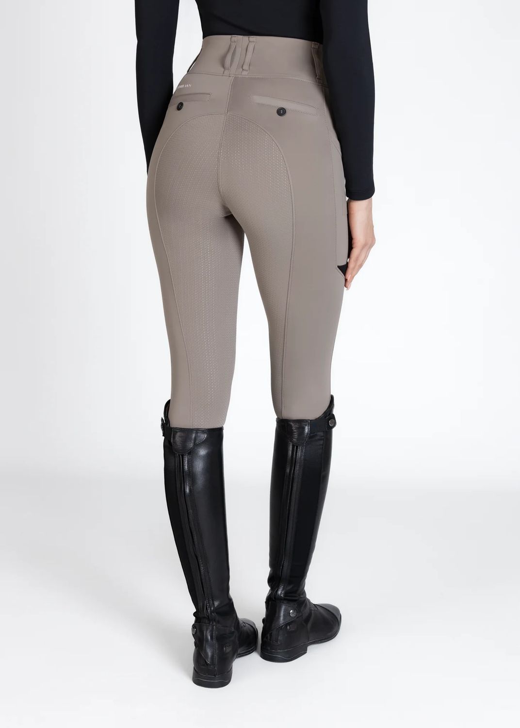 MAXIMILIAN EQUESTRIAN - Leggings Tech Riding Taupe, Grandeur: Petit