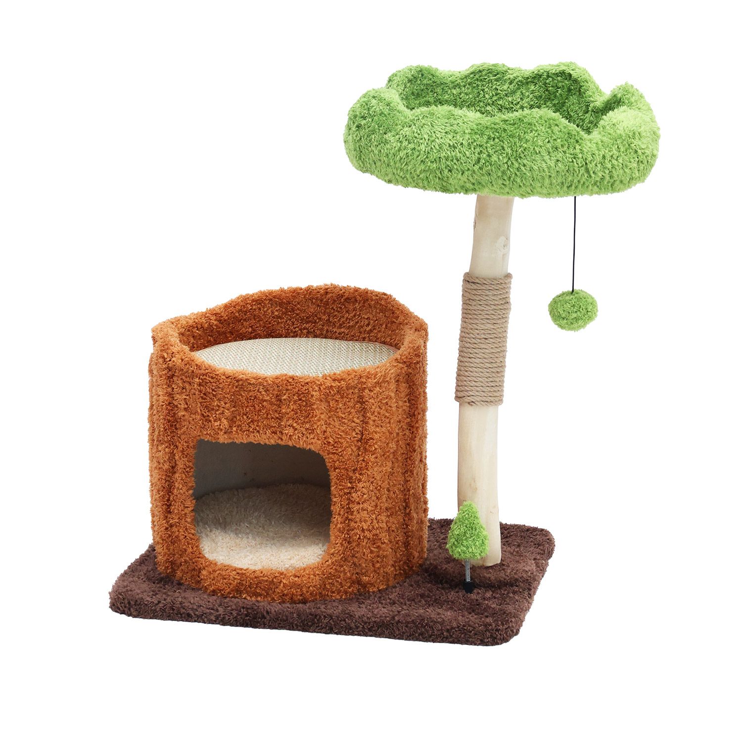 ANIMAL TREASURE - Forest Run Cat Tree, Size: 30&#39;&#39;