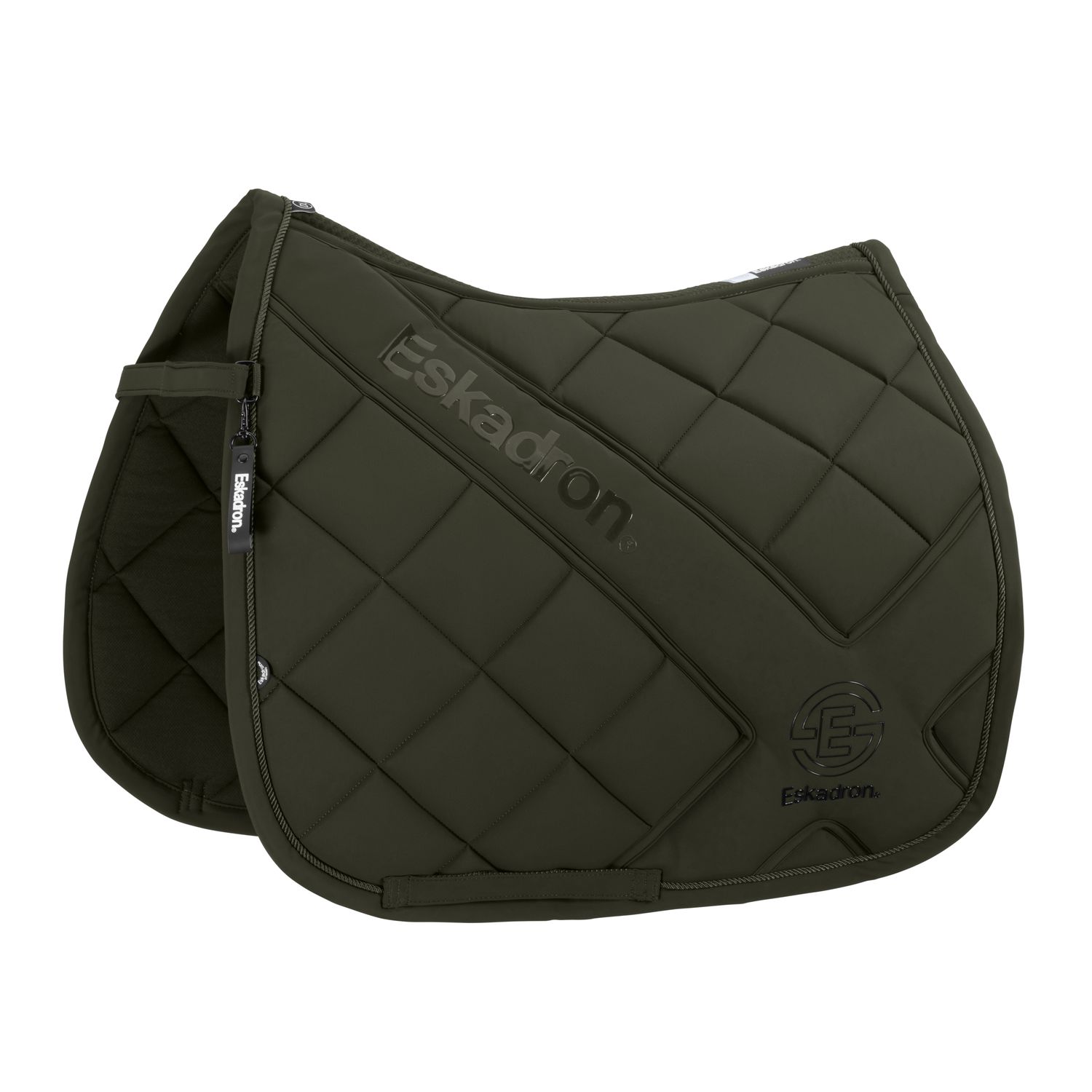 ESKADRON - Jump Saddle Pad Softshell Dynamic Deep Green, Size: Full