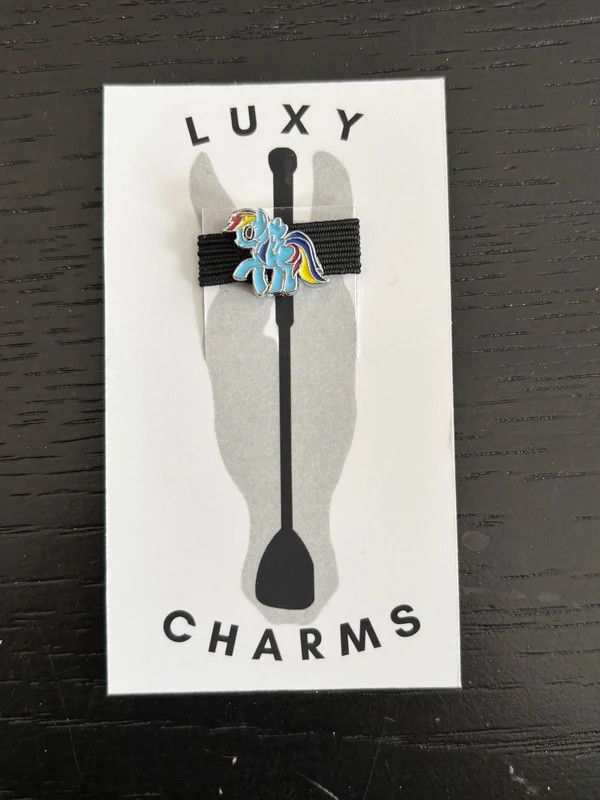 LUXY CHARMS - Whip Charm Rainbow Dash, Size: One size